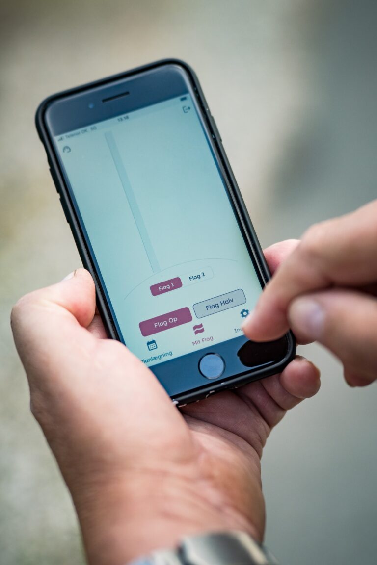 Flagstang - Software - App Betjening