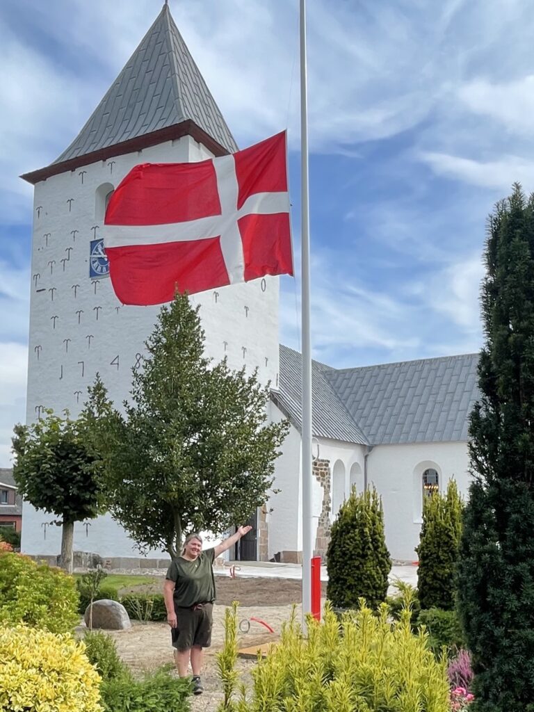 Flagstang | Ansager Kirkegaard | Uptimast